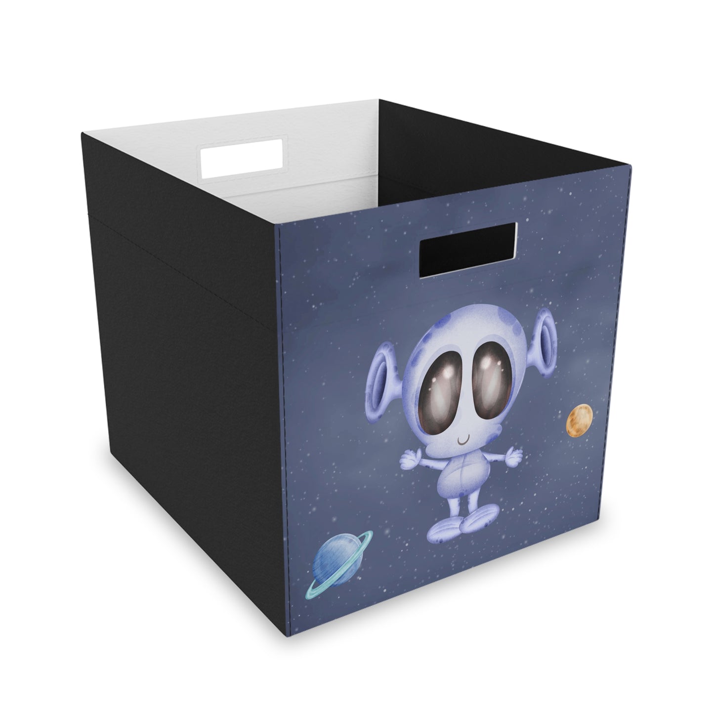 Cute Alien - Felt Storage Box - Space Kids Collection